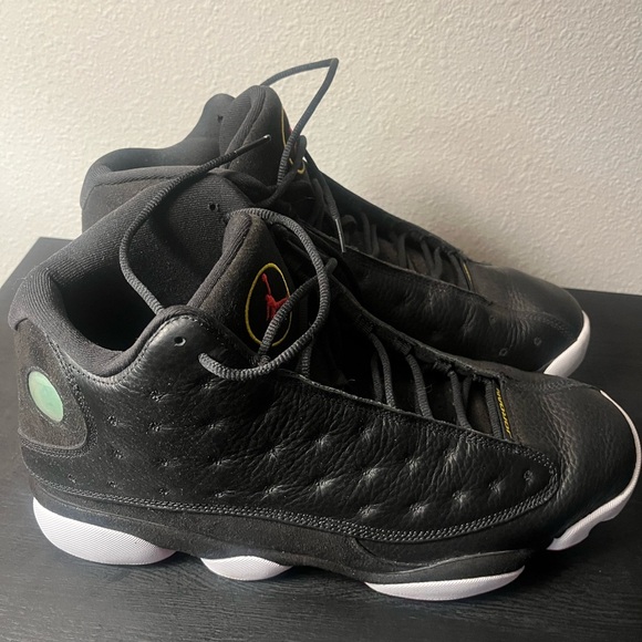 Air Jordan 13 Retro Playoff 2023 Black High-Top Sneakers Size 14 - Picture 2 of 8